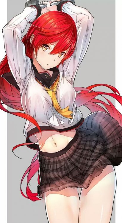 Anime, girl, sexy, red hair.jpg